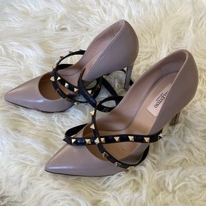 Valentino Garavani Ankle Wrap Heels Pumps size 37.5